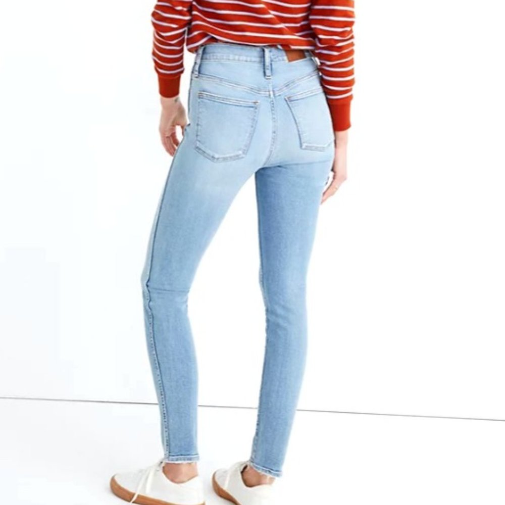 Madewell 10" High-Rise Skinny Jeans - Wheeler Wash
